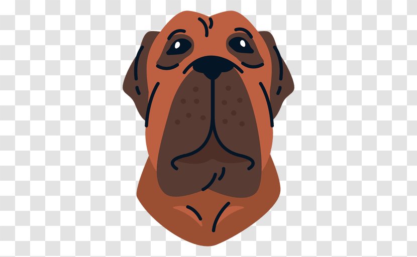 Dog Breed Graphic Design Clip Art - Cartoon - Snout Transparent PNG