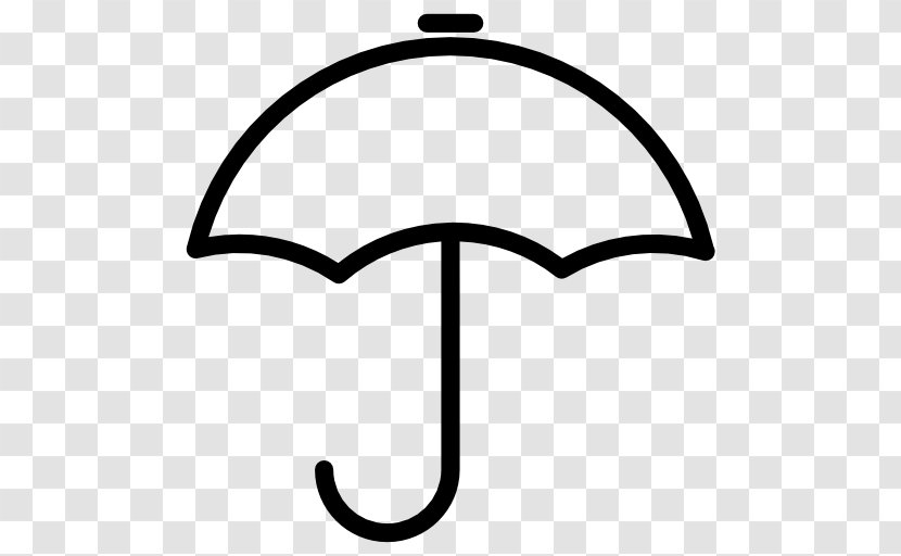 Clip Art - Black And White - Umbrella Transparent PNG