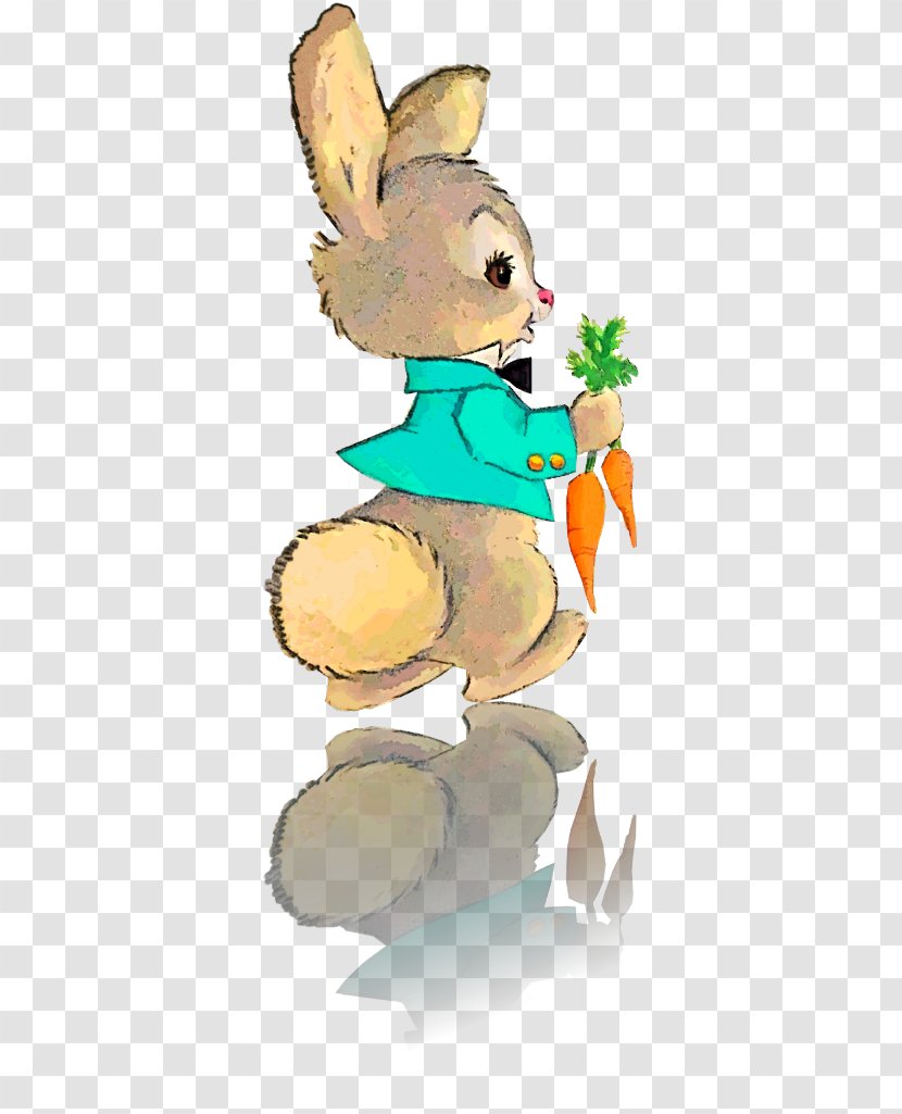 Cat Easter Bunny Hare Rabbit - Organism - Scraping Transparent PNG