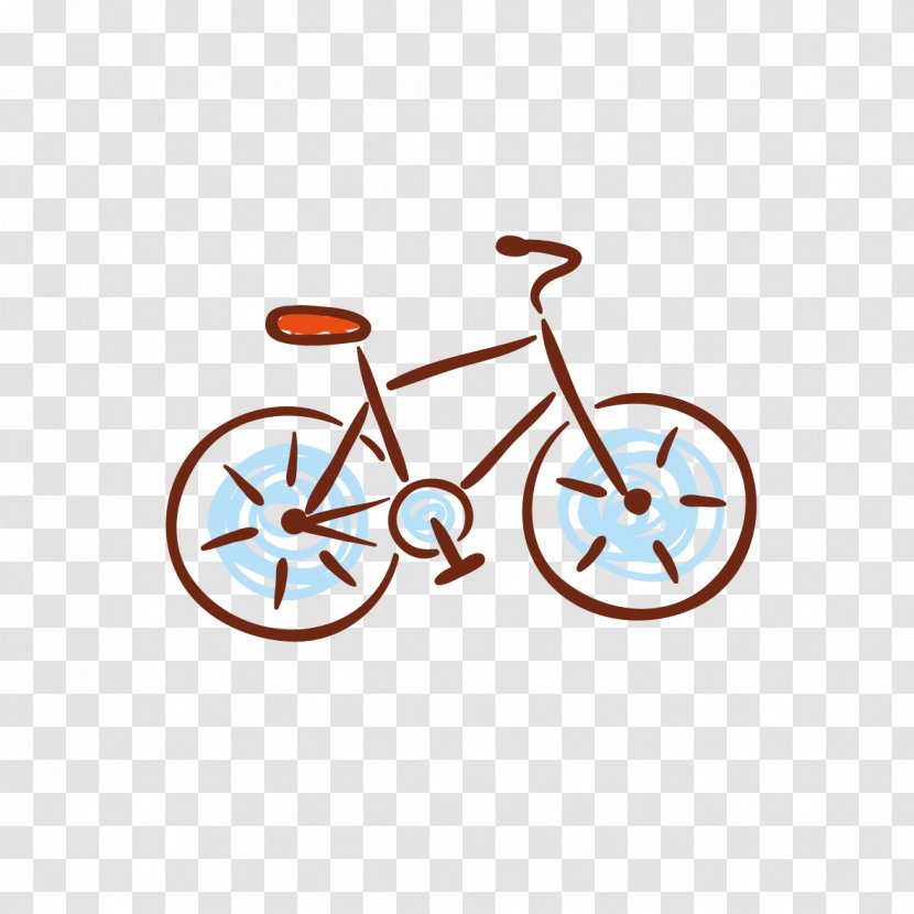 Bicycle Frame Wheel Illustration - Cycling - Children's Drawings Transparent PNG