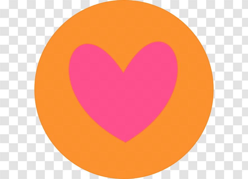 Clip Art Orange Plaza Circle Vector Graphics Heart - Flower Transparent PNG