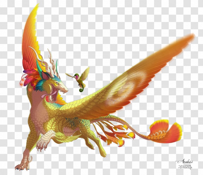 Dragon Character Science Fiction Art Idea - Painting - Hummingbird Transparent PNG