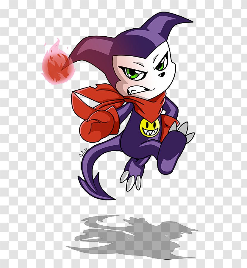 Impmon Digimon Drawing - Flower Transparent PNG