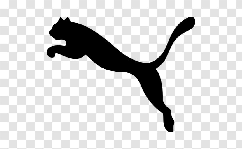 Puma Sneakers Logo Blue - Cat Like Mammal - Adidas Transparent PNG