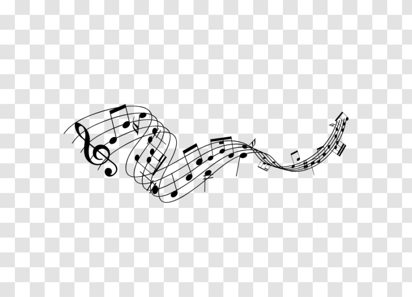 Musical Note Staff - Silhouette - Bule Transparent PNG