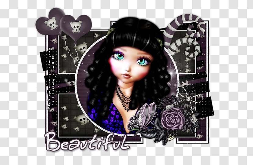 Black Hair Barbie - Doll - Beth Ann's Flowers Transparent PNG