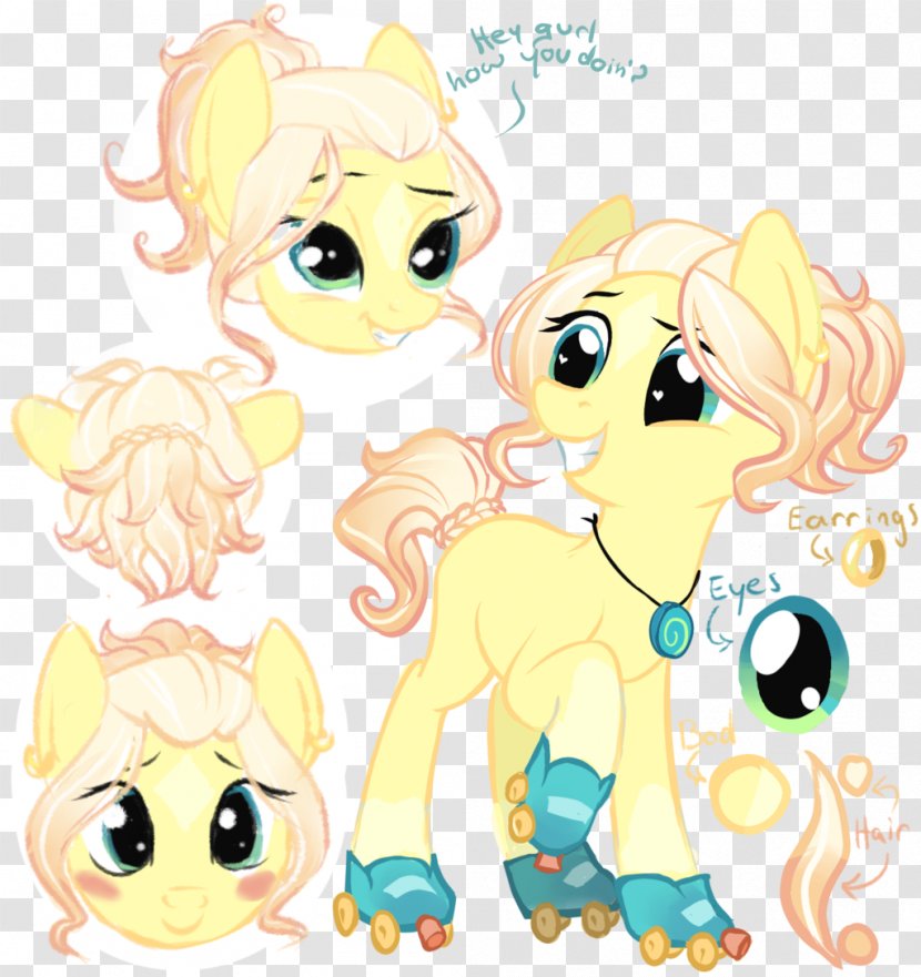 Horse Fairy Ear Clip Art - Heart Transparent PNG