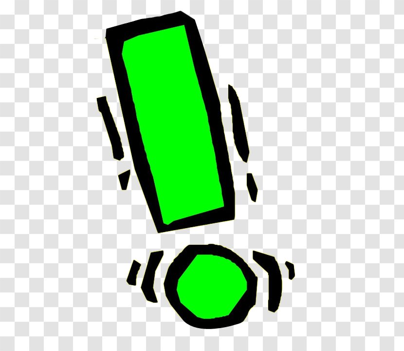 Exclamation Mark Interjection Icon - Course - Graffiti Green. Transparent PNG