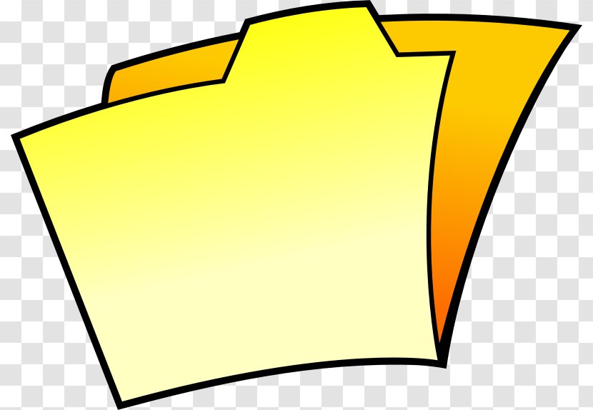 Directory Computer Mouse Clip Art - Yellow Folder Cliparts Transparent PNG