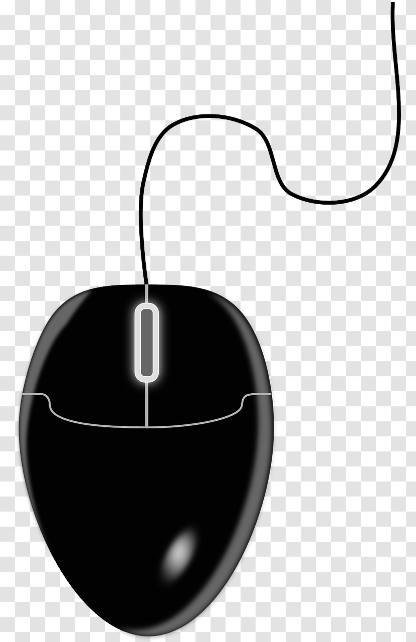 Computer Mouse Free Content Clip Art - Monochrome Photography - Black Transparent PNG