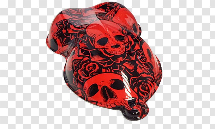 Skull Amazon.com IPad Mini IPod Touch Apple - Red - Skulls And Roses Transparent PNG