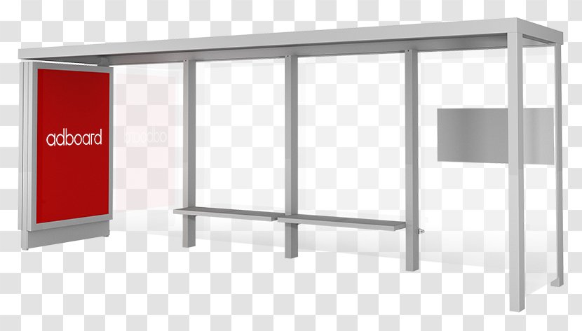 Angle Desk - Furniture - Bus Shelter Transparent PNG