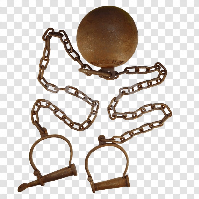 Ball And Chain Prisoner - Handcuffs Transparent PNG