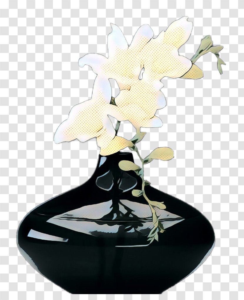 Figurine Flower Plant Vase Fictional Character - Flowerpot Houseplant Transparent PNG