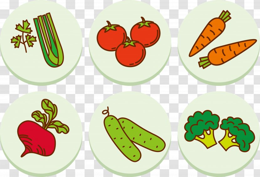 Fruit Vegetable Cartoon Drawing - And Collection Vector Transparent PNG