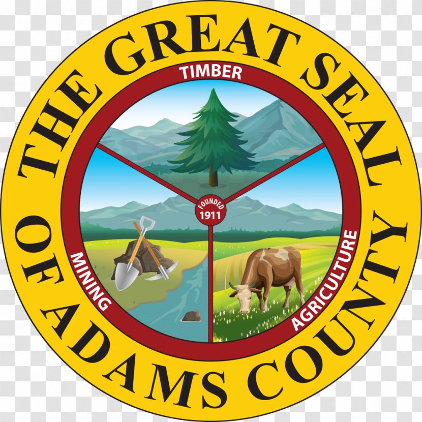 Adams County, Idaho Flag Of McCall Logo - Web Design - Signage Transparent PNG