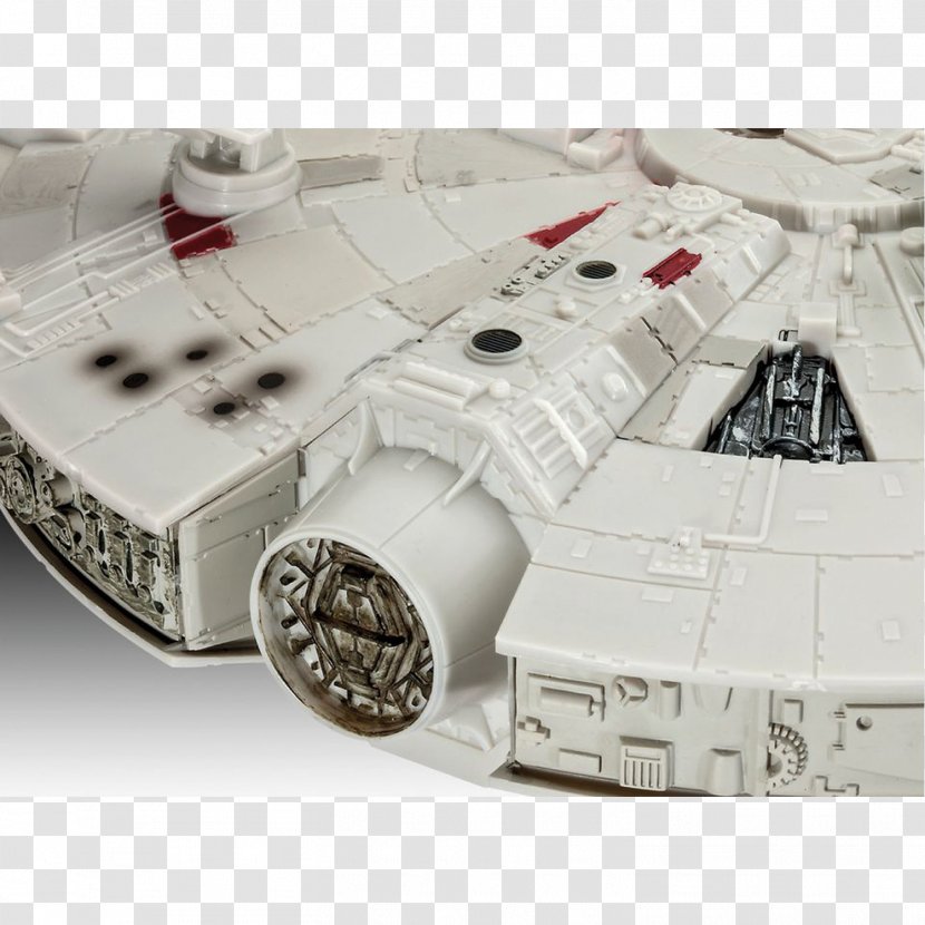 Millennium Falcon Scale Models Star Wars Sequel Trilogy 1:72 - Revell Transparent PNG