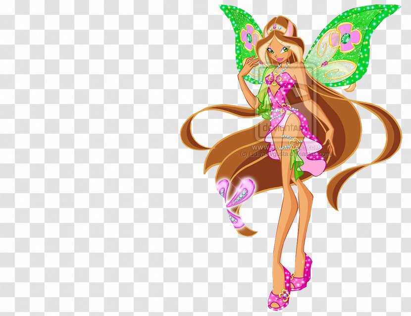 Fairy Flora Bloom Illustration Winx Club - Monster - Season 7Flora Transparent PNG