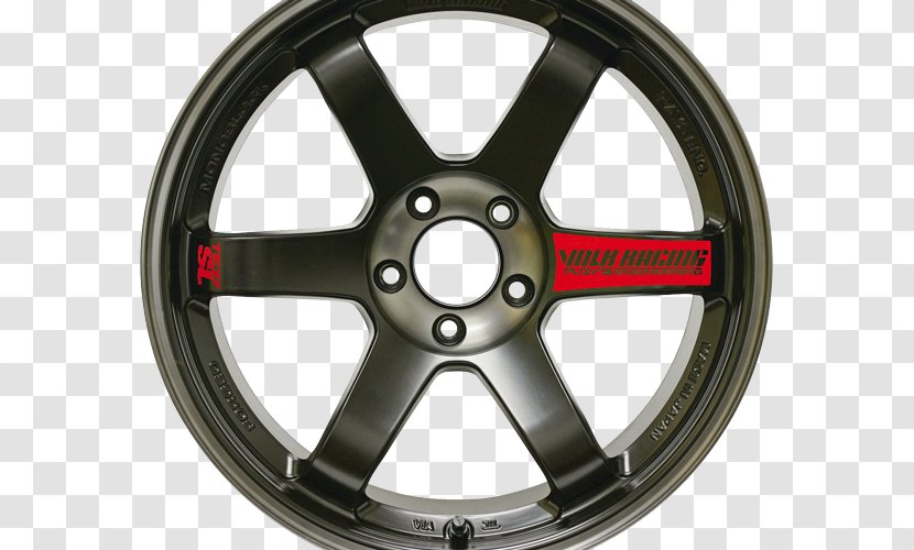 Rays Engineering Car Wheel Plymouth Honda CR-Z - Black Transparent PNG