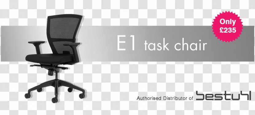 Office & Desk Chairs Furniture - Grey - Chair Transparent PNG