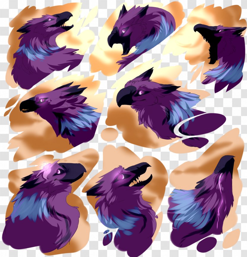 Illustration Graphics Feather Purple Design - Art - Beautiful Birds Flying Together Transparent PNG
