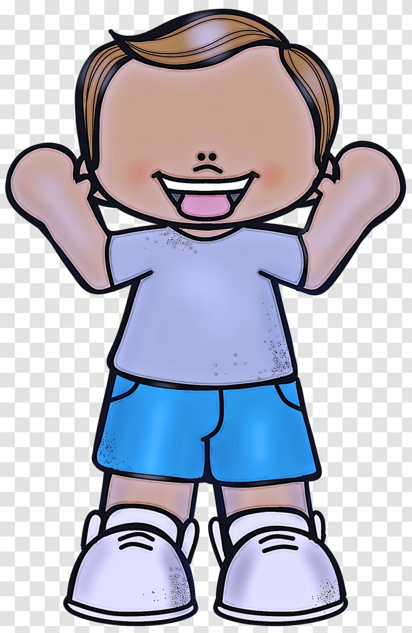 Cartoon Facial Expression Clip Art Cheek Child - Smile - Thumb Transparent PNG