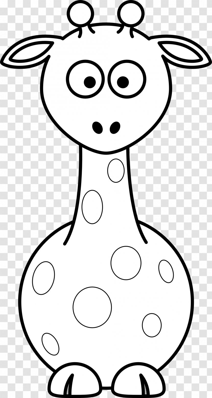 Coloring Book Giraffe Drawing Cartoon - Face Transparent PNG