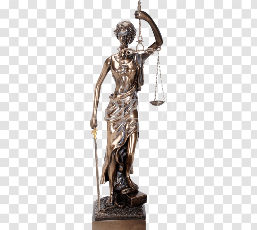 Statue Lady Justice Roman Mythology Lawyer - Law Transparent PNG