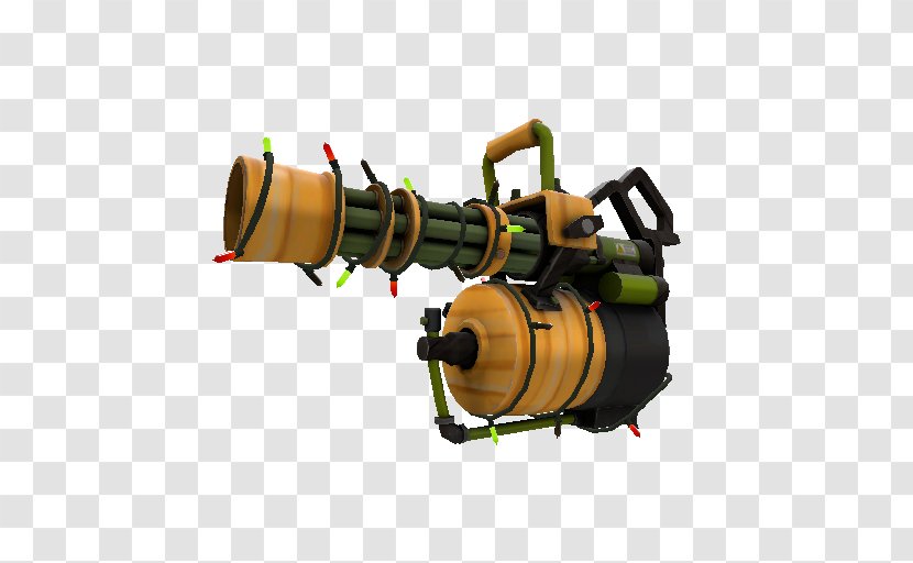 Team Fortress 2 Counter-Strike: Global Offensive Minigun Blockland Dota - Cylinder - Weapon Transparent PNG