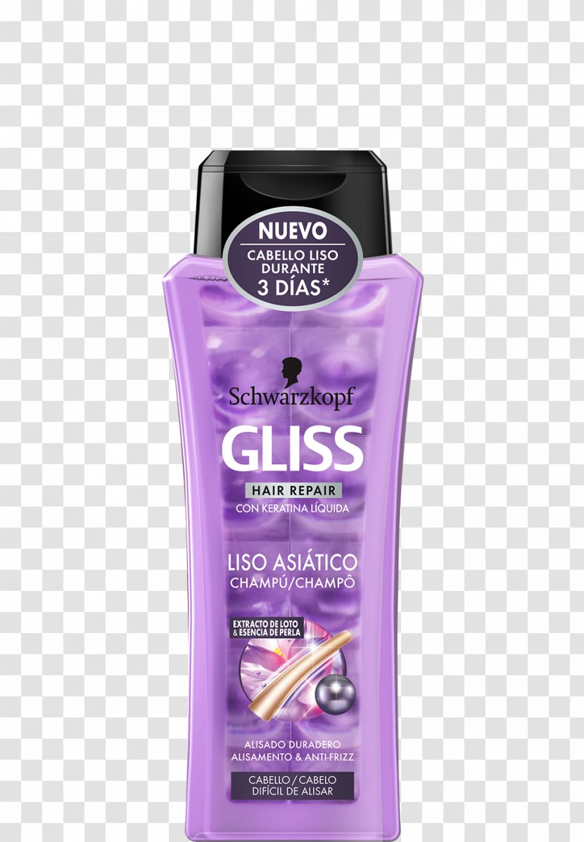 Lotion Schwarzkopf Gliss Ultimate Repair Shampoo Hair - Keratin Transparent PNG