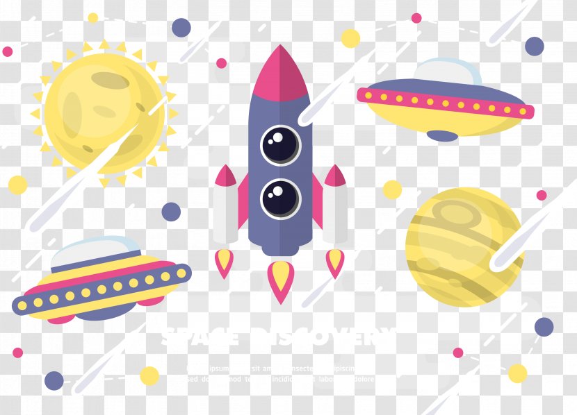 Illustrator Illustration - Logo - Space Rocket Transparent PNG