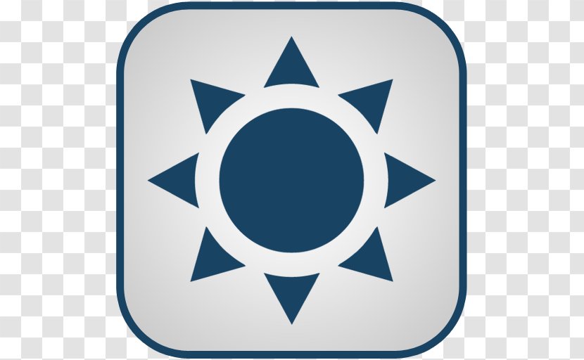 The Noun Project Icon - Flat Design - Blue Sun Cliparts Transparent PNG
