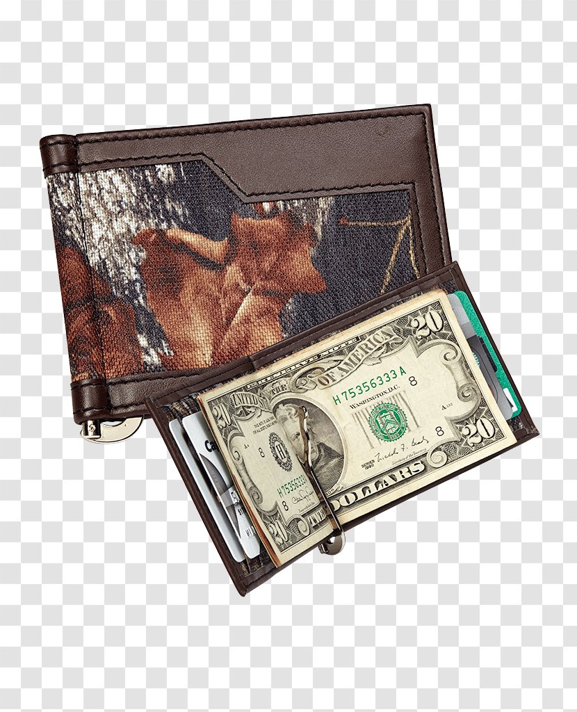 Wallet Money Clip Leather Camouflage Pocket - Credit Card Transparent PNG