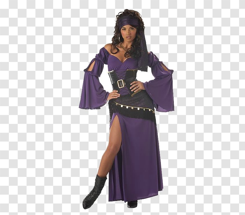 Halloween Costume Romani People Clothing Fortune-telling - Dress Transparent PNG