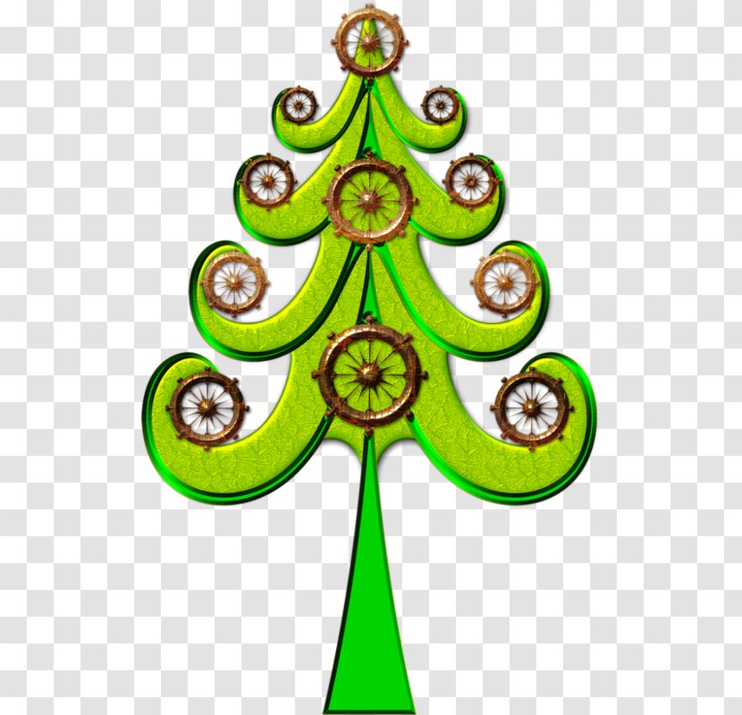 Christmas Tree Stock Photography Clip Art - New Year - Cartoon Painted Green Dress Transparent PNG