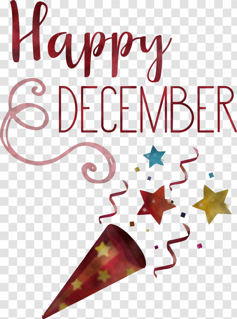 Happy December Winter Transparent PNG