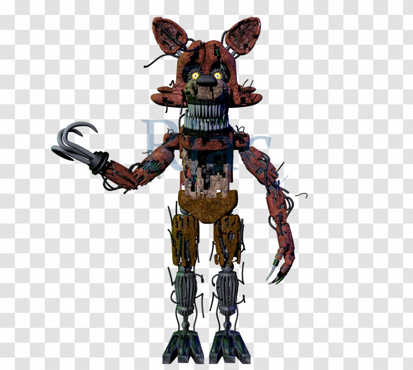 Five Nights At Freddy's 4 Action & Toy Figures Nightmare Fan Art DeviantArt - Cartoon - Foxy Transparent PNG