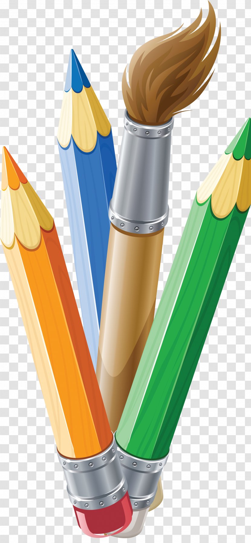 Palette Paintbrush Clip Art - Pencil Transparent PNG