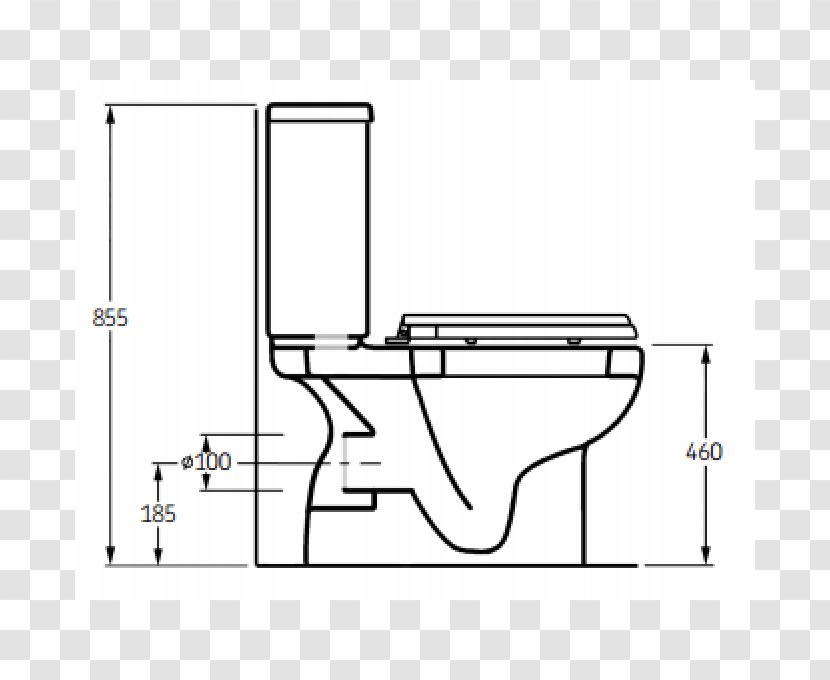 Accessible Toilet & Bidet Seats Furniture Bathroom - Rectangle - Pan Transparent PNG