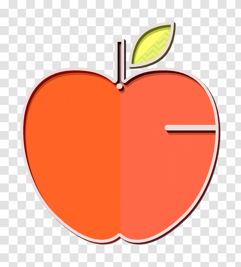 Apple Icon School Elements Icon Fruit Icon Transparent PNG