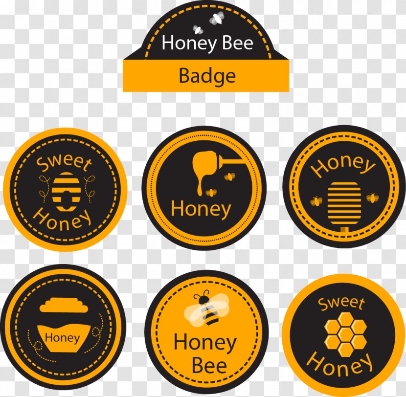 Honey Bee Euclidean Vector - Product Design - Hand-painted Icon Transparent PNG