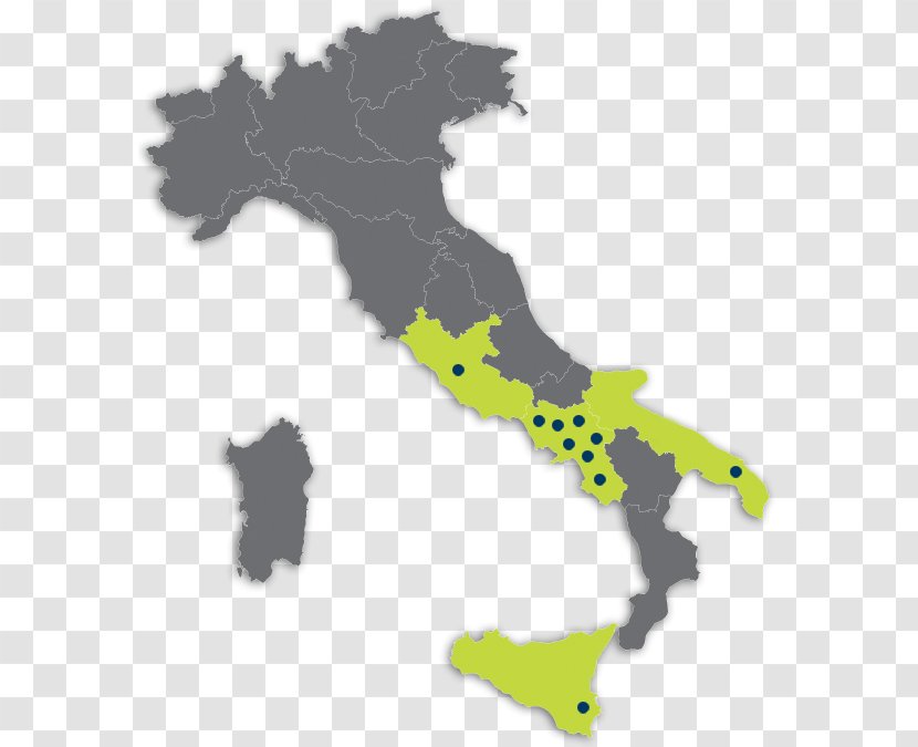 Italy Linguistic Map - Royaltyfree Transparent PNG