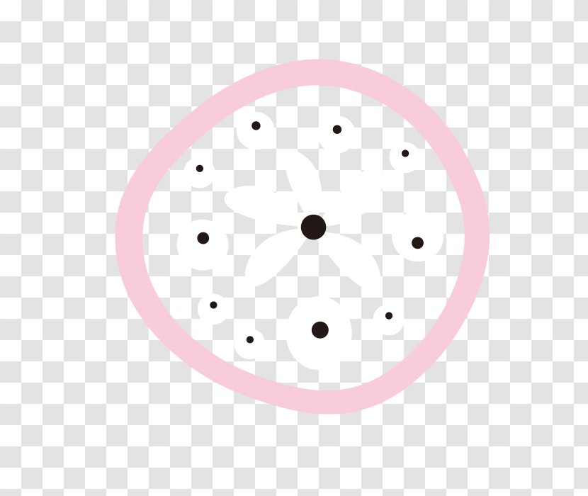 Circle Pink Adobe Illustrator - Point - Round Flower Transparent PNG
