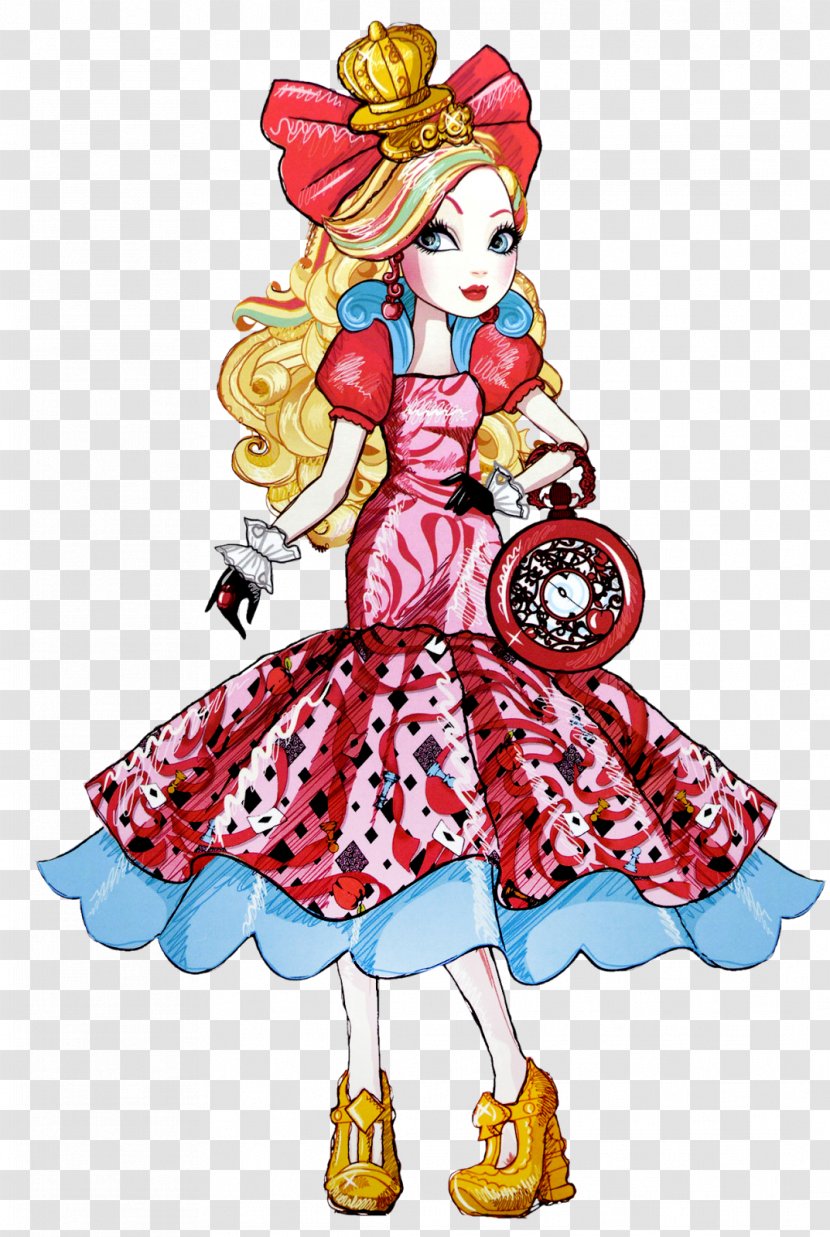 Ever After High Legacy Day Apple White Doll Alice's Adventures In Wonderland Way Too Wonderland: Royal Flush - Information Transparent PNG