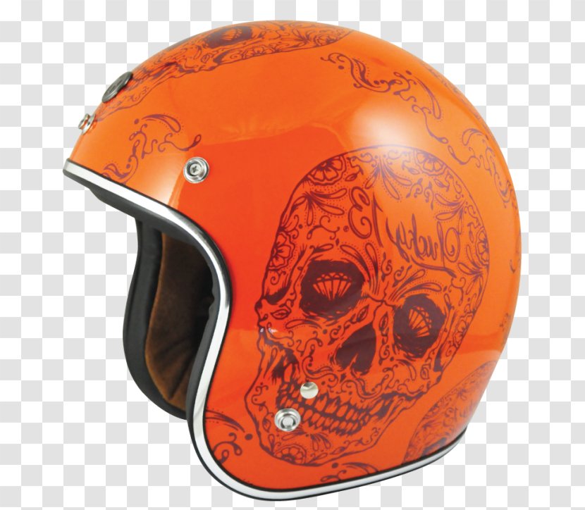 Motorcycle Helmets 德芯騎士部品屋 Integraalhelm - Headgear - Orange Dots Transparent PNG