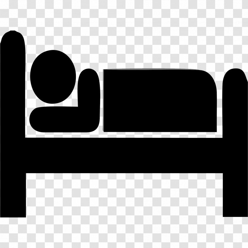 Bedroom Pictogram Sleep - Bed Transparent PNG