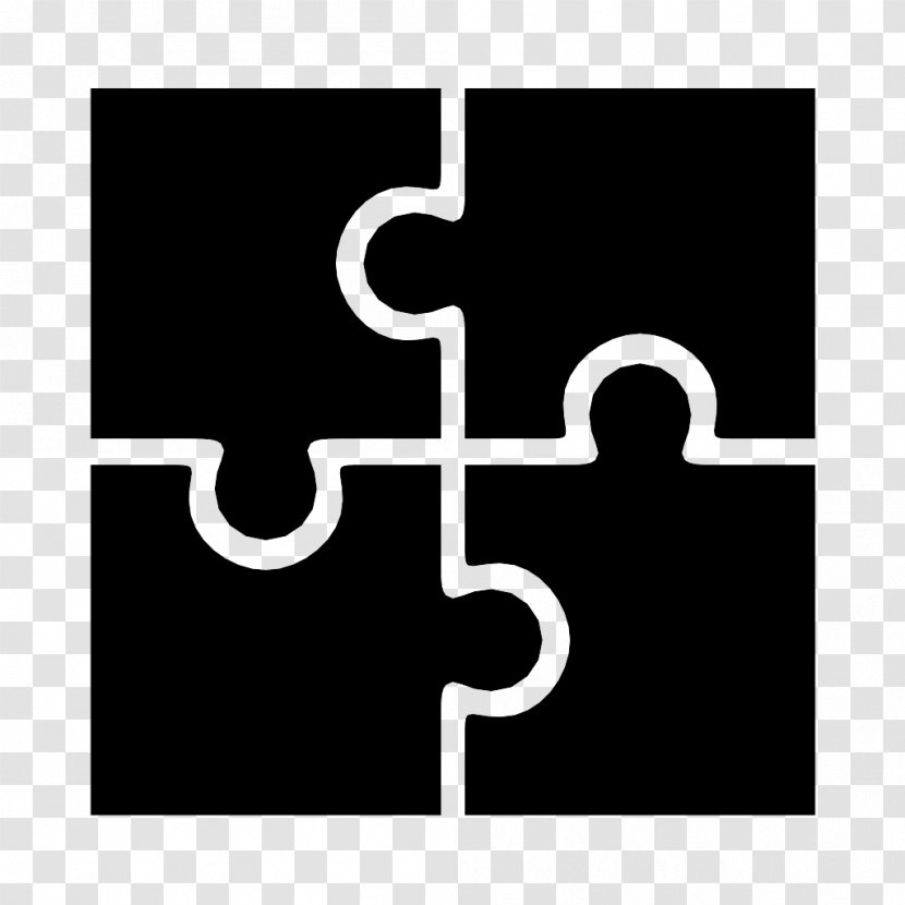 Jigsaw Puzzles Clip Art - Silhouette - Twisty Puzzle Transparent PNG