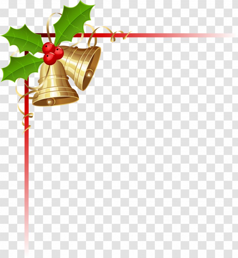 Christmas Bell - Yellow Frame Transparent PNG