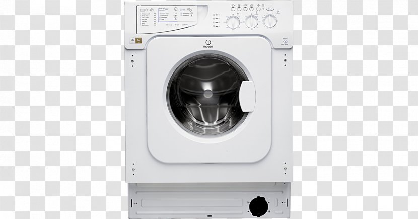 Indesit IWME 147 Washing Machines Co. Clothes Dryer - Integrated Machine Transparent PNG