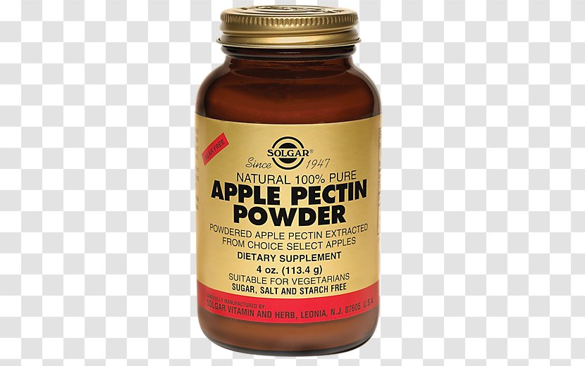 Dietary Supplement Pectin B Vitamins Solgar Inc. - Vitamin - Apple Transparent PNG